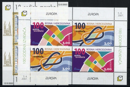 2003, Bosnien-Herzegowina Kroatische Rep., Bl. 3 u.a., **