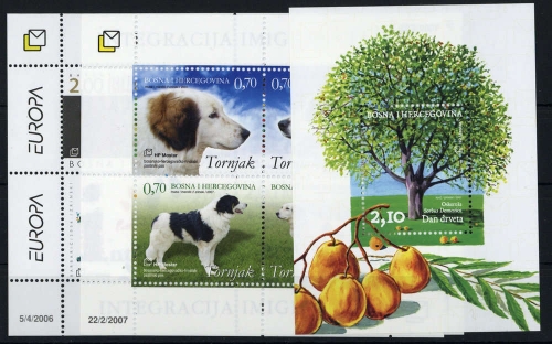 2006, Bosnien-Herzegowina Kroatische Rep., Bl. 8 u.a., **