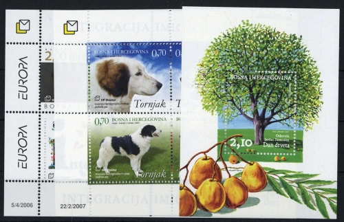 2006, Bosnien-Herzegowina Kroatische Rep., Bl. 8 u.a., **