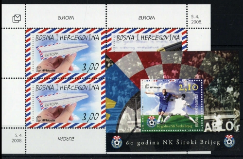 2008, Bosnien-Herzegowina Kroatische Rep., Bl. 14 u.a., **