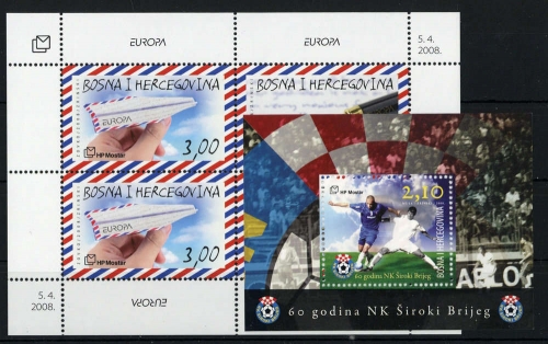 2008, Bosnien-Herzegowina Kroatische Rep., Bl. 14 u.a., **