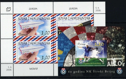 2008, Bosnien-Herzegowina Kroatische Rep., Bl. 14 u.a., **