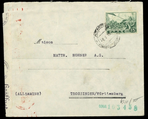 1940, Griechenland, 406, Brief