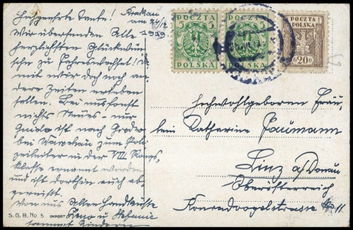 1919, Polen, 66 (2), 69, Brief