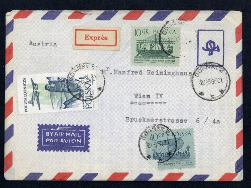 1965, Polen, 1039 u.a., Brief