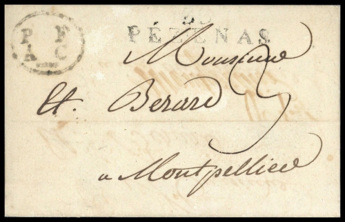 1814, Frankreich, Brief