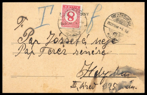 1929, Ungarn, 113, Brief