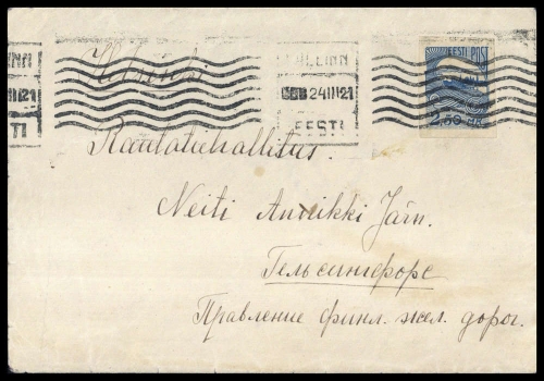 1921, Estland, 28, Brief