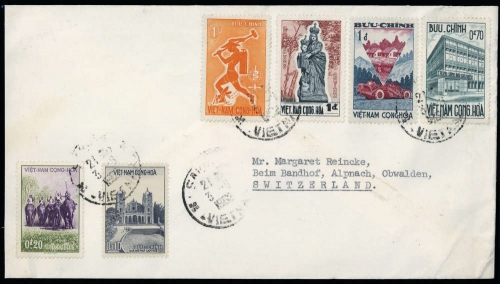 1957, Vietnam Süd, 271 u.a., Brief