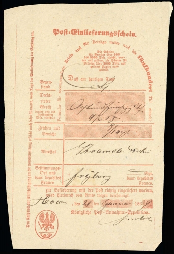 1869, Altdeutschland Hannover