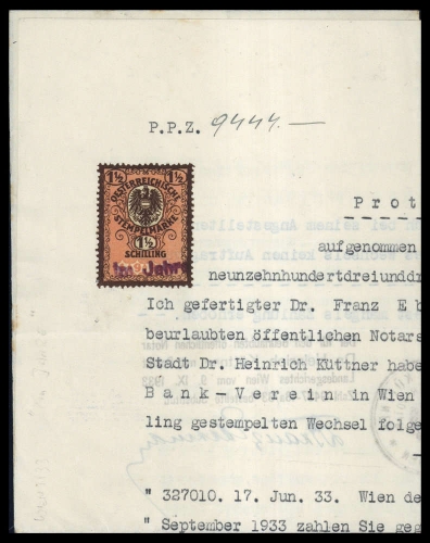 1933, Österreich