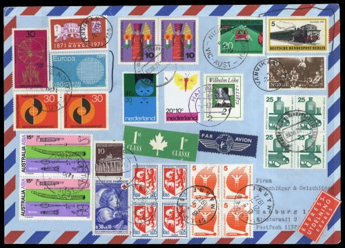 1971, Norwegen, 621, 626 u.a., Brief