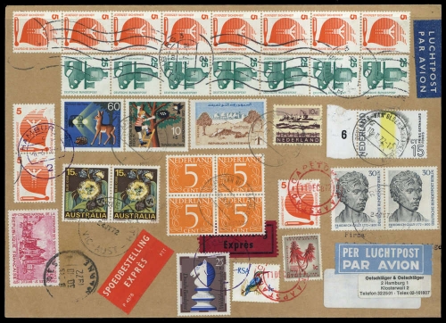 1972, Südafrika, 390 u.a., Brief
