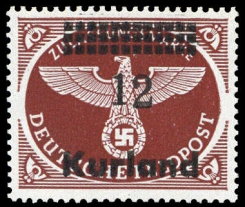 1945, Deutsche Besetzung II. WK Kurland, 4 A III, *