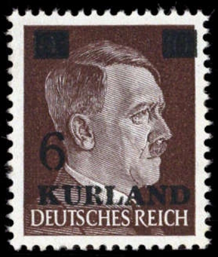 1945, Deutsche Besetzung II. WK Kurland, 2 III, *