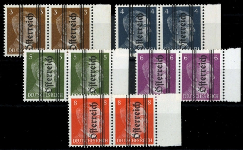 1945, Österreich, 675-79 PF X, **