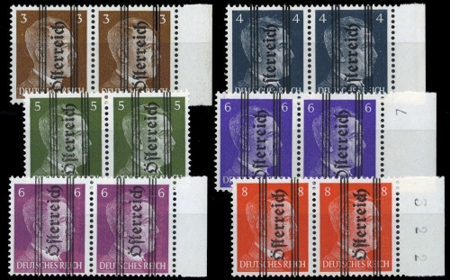 1945, Österreich, 675-79 PF XV, **
