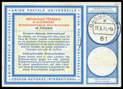 1971, Bundesrepublik Deutschland, IAS 7, Brief