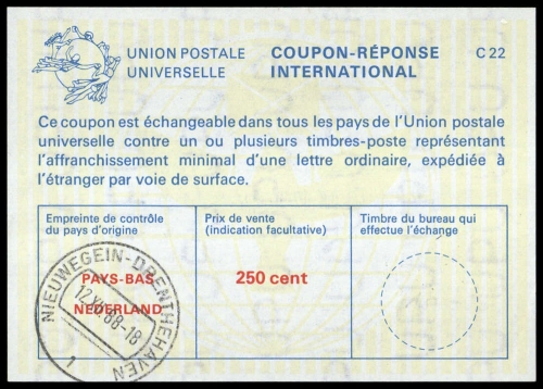 1988, Niederlande, IAS , Brief