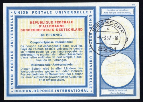 1967, Bundesrepublik Deutschland, IAS 5, Brief