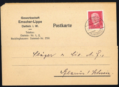 1931, Deutsches Reich, 414 Lo, Brief