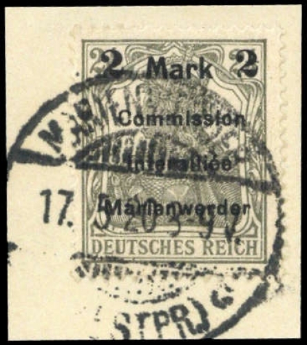 1920, Marienwerder, 23 A I b, Briefst.