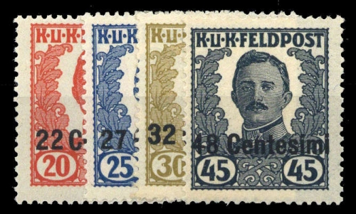 1918, Österreich Feldpost Italien, VI-IX, *