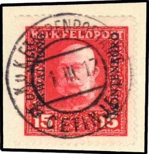 1917, Österreich Feldpost Montenegro, 2, Briefst.