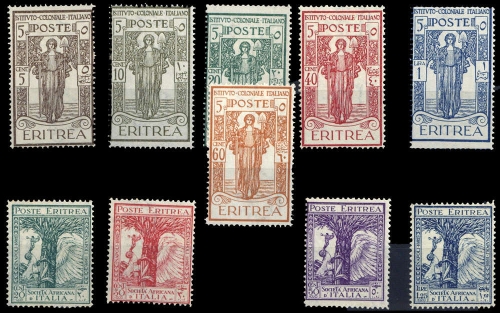 1926, Italienisch Eritrea, 109-14 u.a., *
