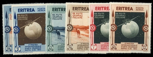 1934, Italienisch Eritrea, 227-32, *