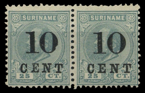 1898, Surinam, 38 a (2), (*)