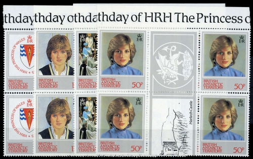 1982, Britische Gebiete in der Antarktis, 94-97 ZW, **