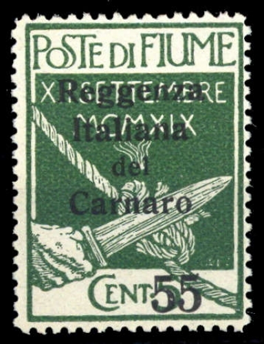 1920, Fiume Besetzung der Carnaro-Inseln, 12, *