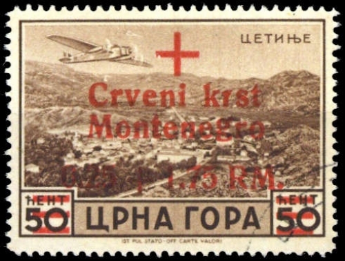 1944, Deutsche Besetzung II. WK Montenegro, 33, cto
