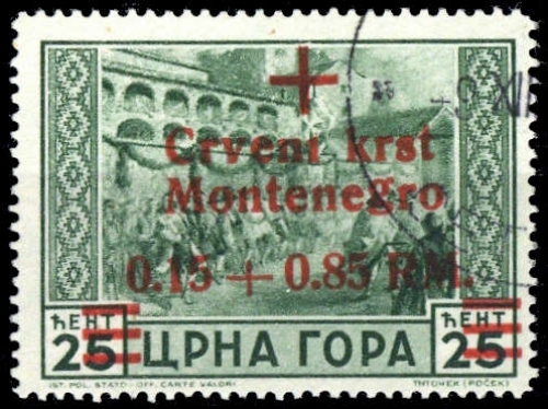 1944, Deutsche Besetzung II. WK Montenegro, 29, cto