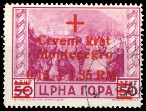 1944, Deutsche Besetzung II. WK Montenegro, 30, cto