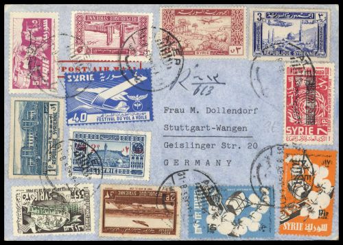 1958, Syrien, 733-34 u.a., Brief