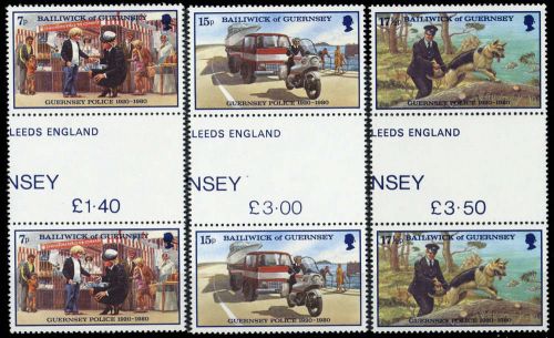 1980, Guernsey, 206-08 Zw, **