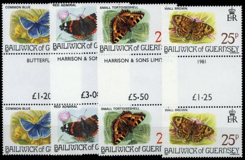 1981, Guernsey, 218-21 Zw, **