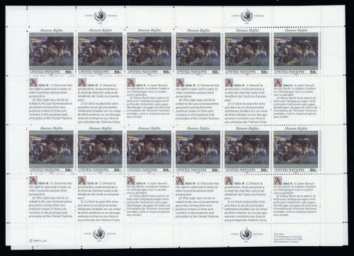 1991, UNO New York, 623-24 Bg, **