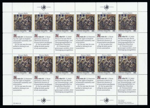 1992, UNO New York, 640-41 Bg, **