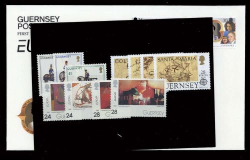 1975, Guernsey, 118-20 u.a., **, FDC