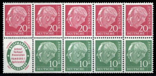1955, Bundesrepublik Deutschland, HBl. 3, **