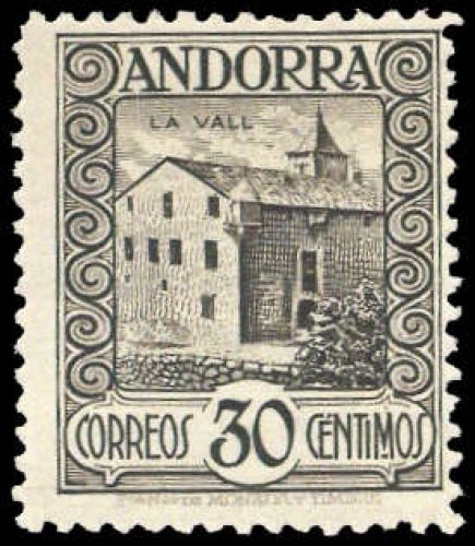 1929, Andorra Spanische Post, 21 A, *
