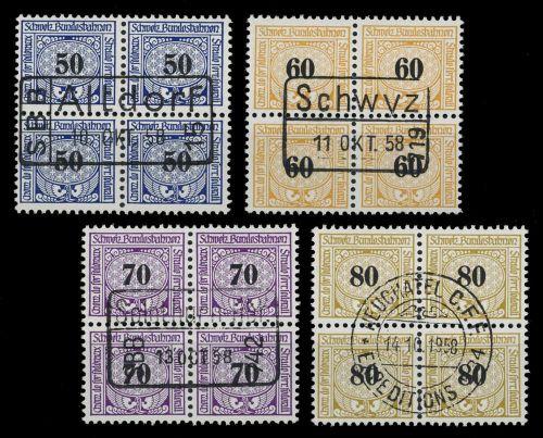 1948, Schweiz, E 76-79, gest.