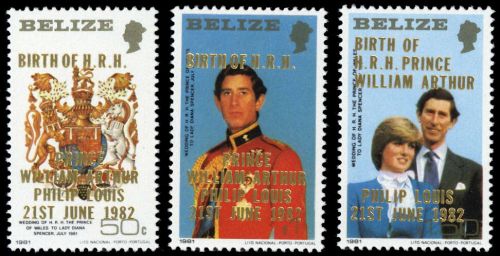 1982, Belize, 679-81, **