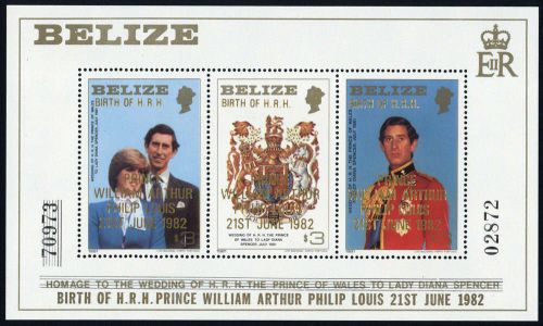 1982, Belize, Bl. 54 I, **