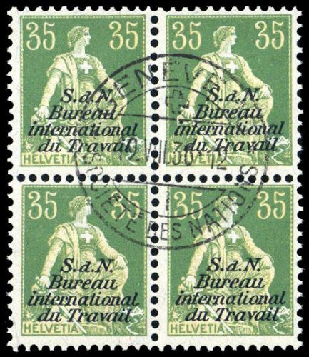 1923, Schweiz Internationale Arbeitsamt BIT, 6 (4), cto