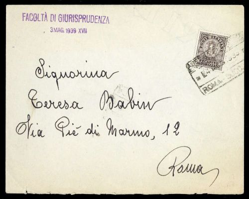 1939, Italien, 2, Brief