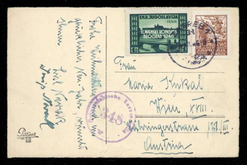 1946, Jugoslawien, 472, 508, Brief